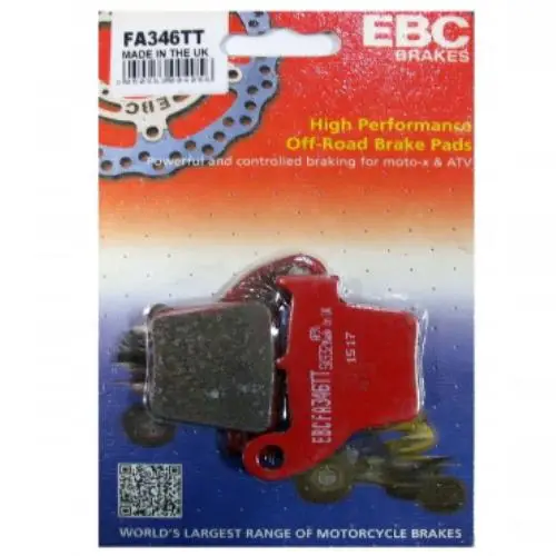 Ebc Fa346Tt 2002-2023 Honda CRF 450 R Uyumlu Arka Fren Balatası Karbon Balata Ebc Fa346Tt 2002-2023 Honda CRF 450 R Uyumlu Arka Fren Balatası Karbon Balata