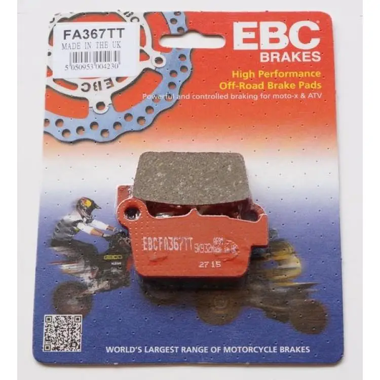 Ebc Fa367Tt 2009-2018 Kawasaki KLX 450 R Uyumlu Arka Fren Balatası Karbon Balata Ebc Fa367Tt 2009-2018 Kawasaki KLX 450 R Uyumlu Arka Fren Balatası Karbon Balata