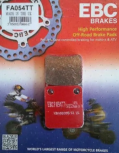 Ebc Fa054Tt 2014-2015 Kawasaki KLX 150 L Uyumlu Arka Fren Balatası Karbon Balata Ebc Fa054Tt 2014-2015 Kawasaki KLX 150 L Uyumlu Arka Fren Balatası Karbon Balata