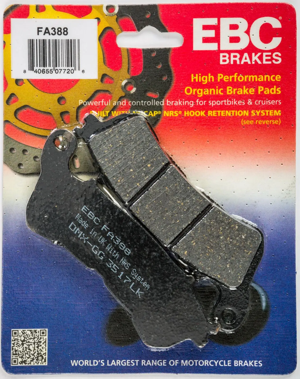Ebc Fa388 2008-2011 Honda DN - 01 Uyumlu Ön Fren Balatası Organik Balata Ebc Fa388 2008-2011 Honda DN - 01 Uyumlu Ön Fren Balatası Organik Balata