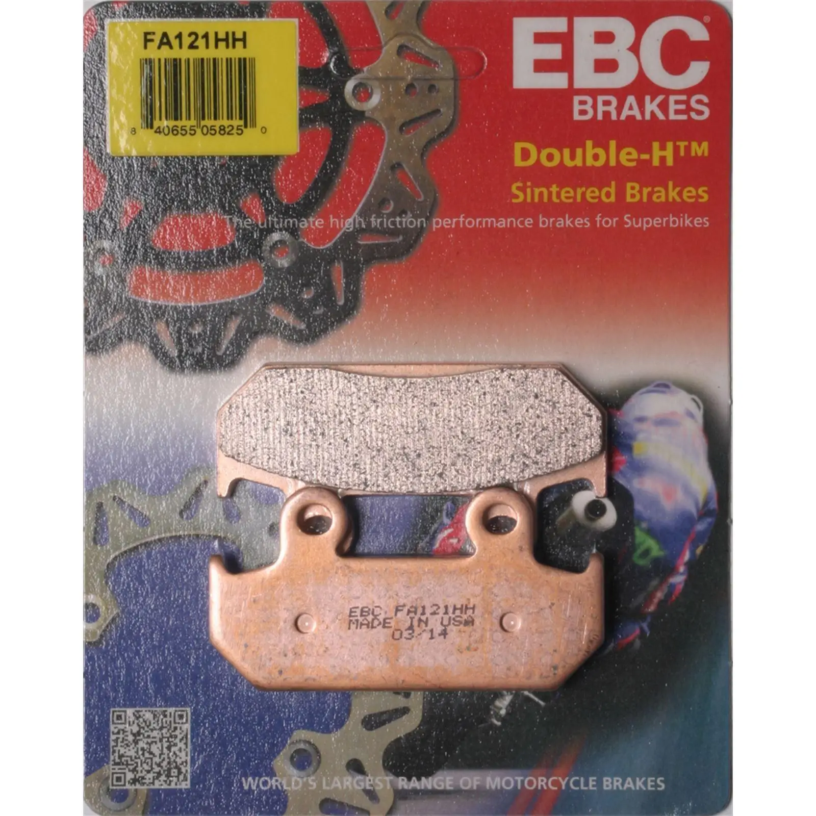 Ebc Fa121Hh 1990-1993 Honda XRV 750 Africa Twin Uyumlu Ön Fren Balatası (Abs li) Sinterli Balata Ebc Fa121Hh 1990-1993 Honda XRV 750 Africa Twin Uyumlu Ön Fren Balatası (Abs li) Sinterli Balata