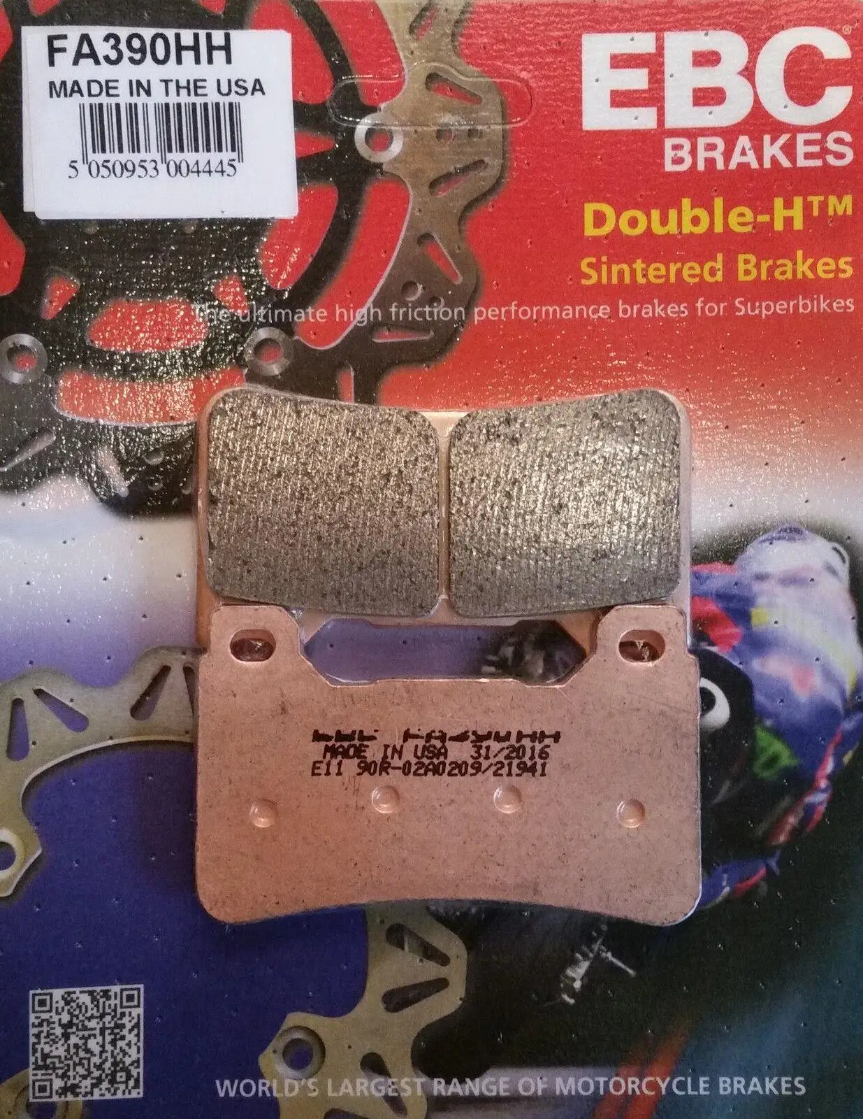 Ebc Fa390Hh 2004-2016 Honda CBR 1000 RR Uyumlu Ön Fren Balatası Sinterli Balata Ebc Fa390Hh 2004-2016 Honda CBR 1000 RR Uyumlu Ön Fren Balatası Sinterli Balata