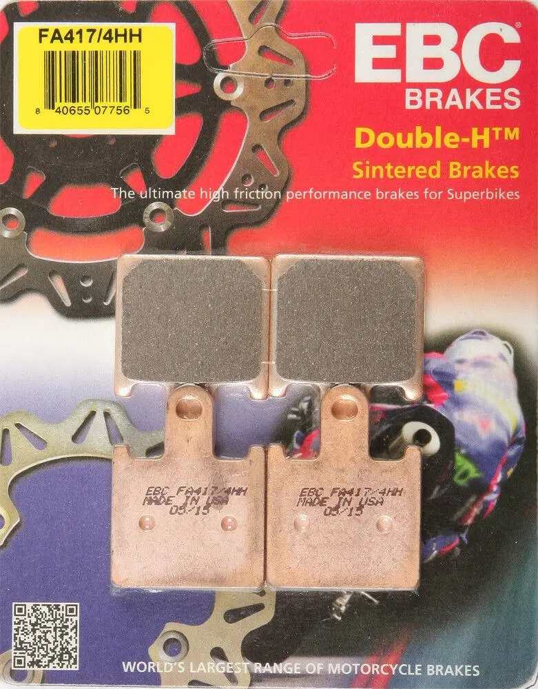 Ebc Fa417/4Hh 2006-2020 Kawasaki ZZR 1400 ABS Uyumlu Ön Fren Balatası Sinterli Balata Ebc Fa417/4Hh 2006-2020 Kawasaki ZZR 1400 ABS Uyumlu Ön Fren Balatası Sinterli Balata