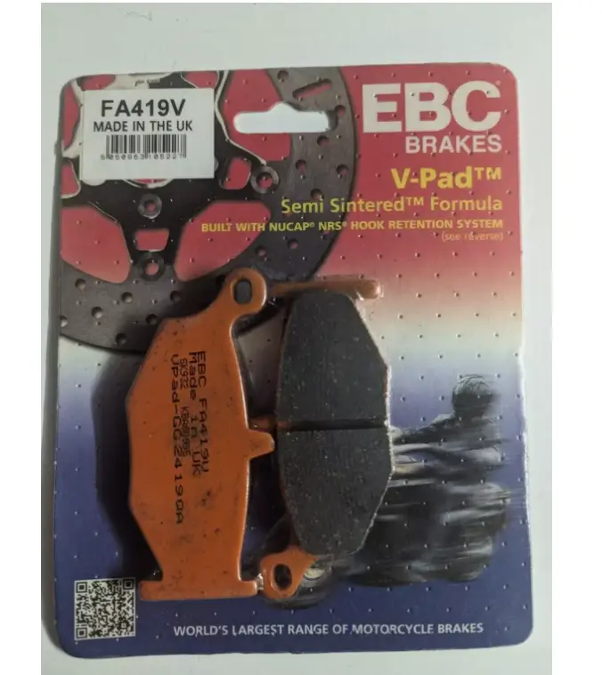 Ebc Fa419V 2006-2010 Suzuki GSX-R 600 Srad Uyumlu Arka Fren Balatası Yarı Sinterli Balata Ebc Fa419V 2006-2010 Suzuki GSX-R 600 Srad Uyumlu Arka Fren Balatası Yarı Sinterli Balata