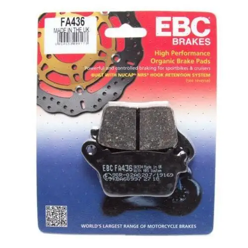 Ebc Fa436 2011-2021 Suzuki GSX-R 600 Srad Uyumlu Arka Fren Balatası Organik Balata Ebc Fa436 2011-2021 Suzuki GSX-R 600 Srad Uyumlu Arka Fren Balatası Organik Balata
