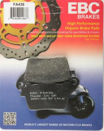 Ebc Fa436 2011-2021 Suzuki GSX-R 600 Srad Uyumlu Arka Fren Balatası Organik Balata Ebc Fa436 2011-2021 Suzuki GSX-R 600 Srad Uyumlu Arka Fren Balatası Organik Balata