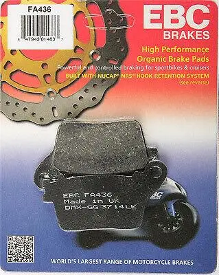 Ebc Fa436 2011-2021 Suzuki GSX-R 600 Srad Uyumlu Arka Fren Balatası Organik Balata Ebc Fa436 2011-2021 Suzuki GSX-R 600 Srad Uyumlu Arka Fren Balatası Organik Balata