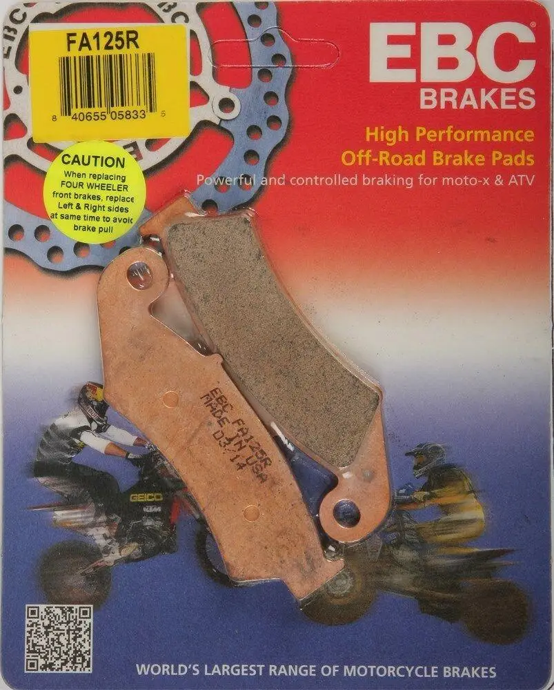 Ebc Fa125R 1990-1993 Honda NX 250 Uyumlu Ön Fren Balatası Sinterli Balata Ebc Fa125R 1990-1993 Honda NX 250 Uyumlu Ön Fren Balatası Sinterli Balata
