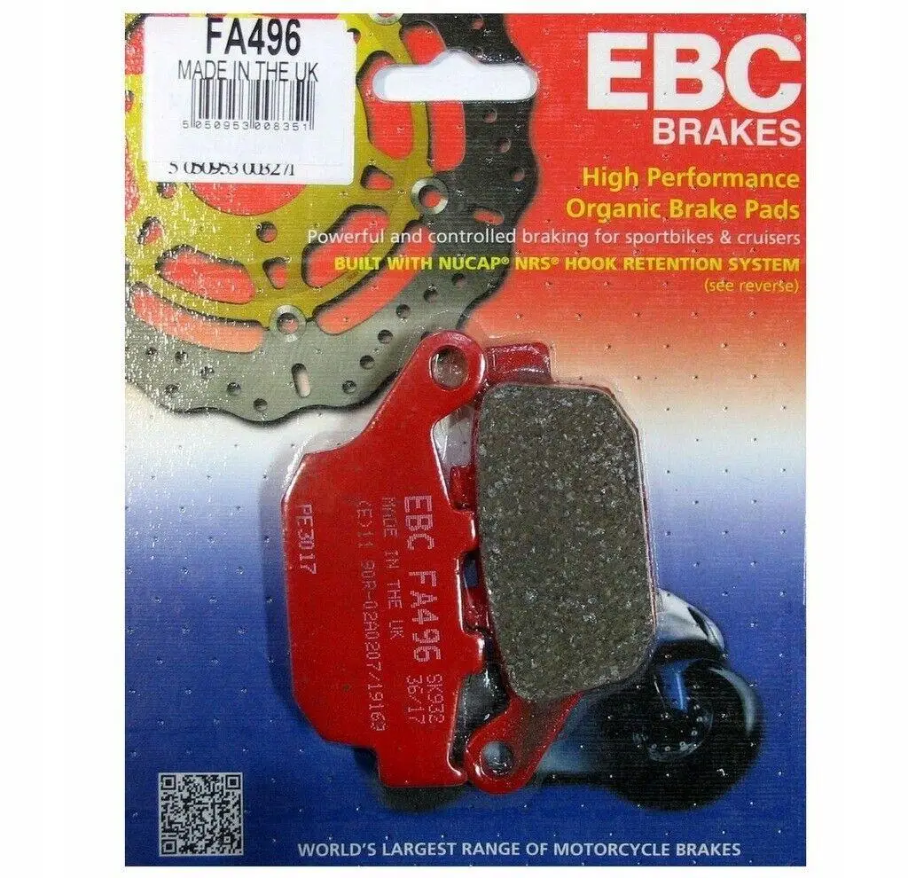 Ebc Fa496 2022-2023 Honda NT 1100 Uyumlu Arka Fren Balatası Organik Balata Ebc Fa496 2022-2023 Honda NT 1100 Uyumlu Arka Fren Balatası Organik Balata