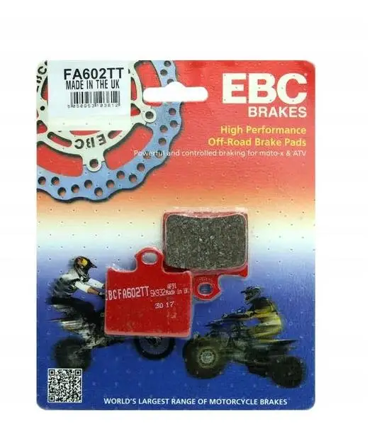 Ebc Fa602Tt 2014-2019 KTM 250 Freeride R Uyumlu Arka Fren Balatası Karbon Balata Ebc Fa602Tt 2014-2019 KTM 250 Freeride R Uyumlu Arka Fren Balatası Karbon Balata