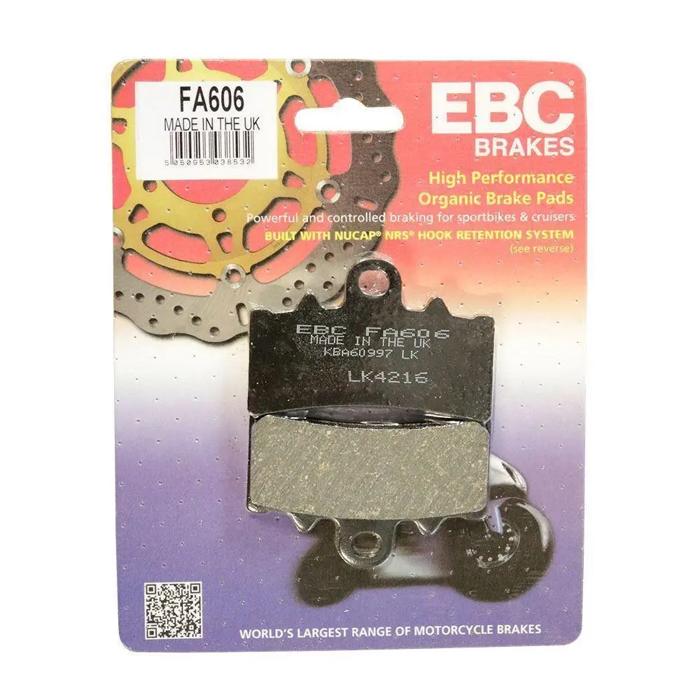 Ebc Fa606 2015-2017 KTM 250 RC ABS Uyumlu Ön Fren Balatası Organik Balata Ebc Fa606 2015-2017 KTM 250 RC ABS Uyumlu Ön Fren Balatası Organik Balata