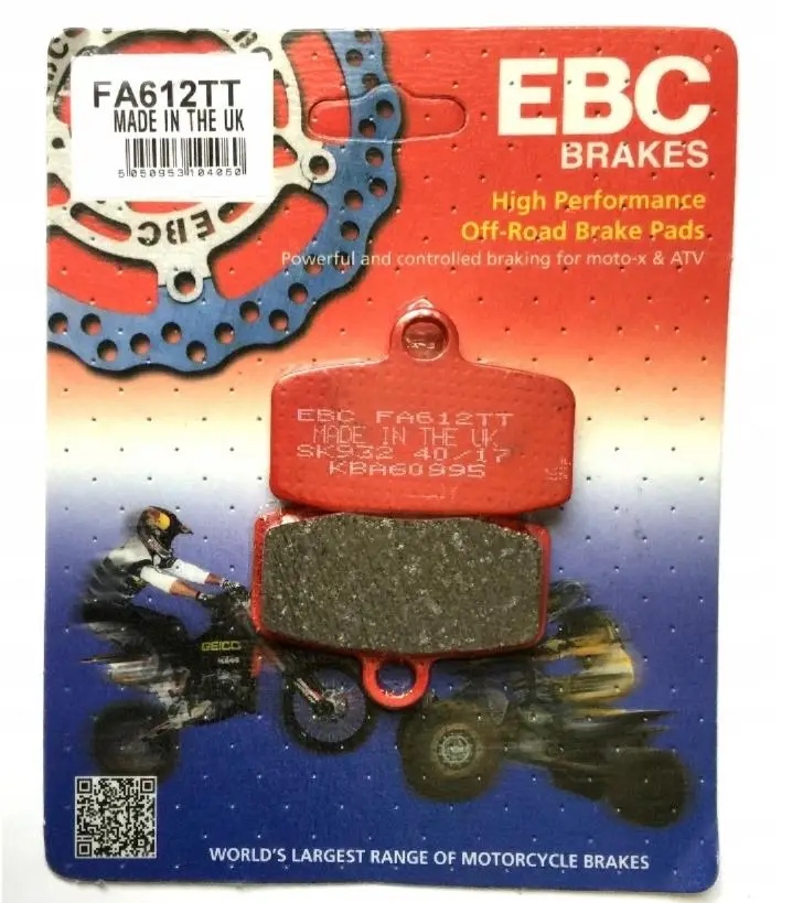 Ebc Fa612Tt 2014-2019 KTM 250 Freeride R Uyumlu Ön Fren Balatası Karbon Balata Ebc Fa612Tt 2014-2019 KTM 250 Freeride R Uyumlu Ön Fren Balatası Karbon Balata