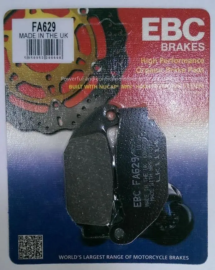Ebc Fa629 2023-2024 CFmoto 450SR Uyumlu Arka Fren Balatası Organik Balata Ebc Fa629 2023-2024 CFmoto 450SR Uyumlu Arka Fren Balatası Organik Balata