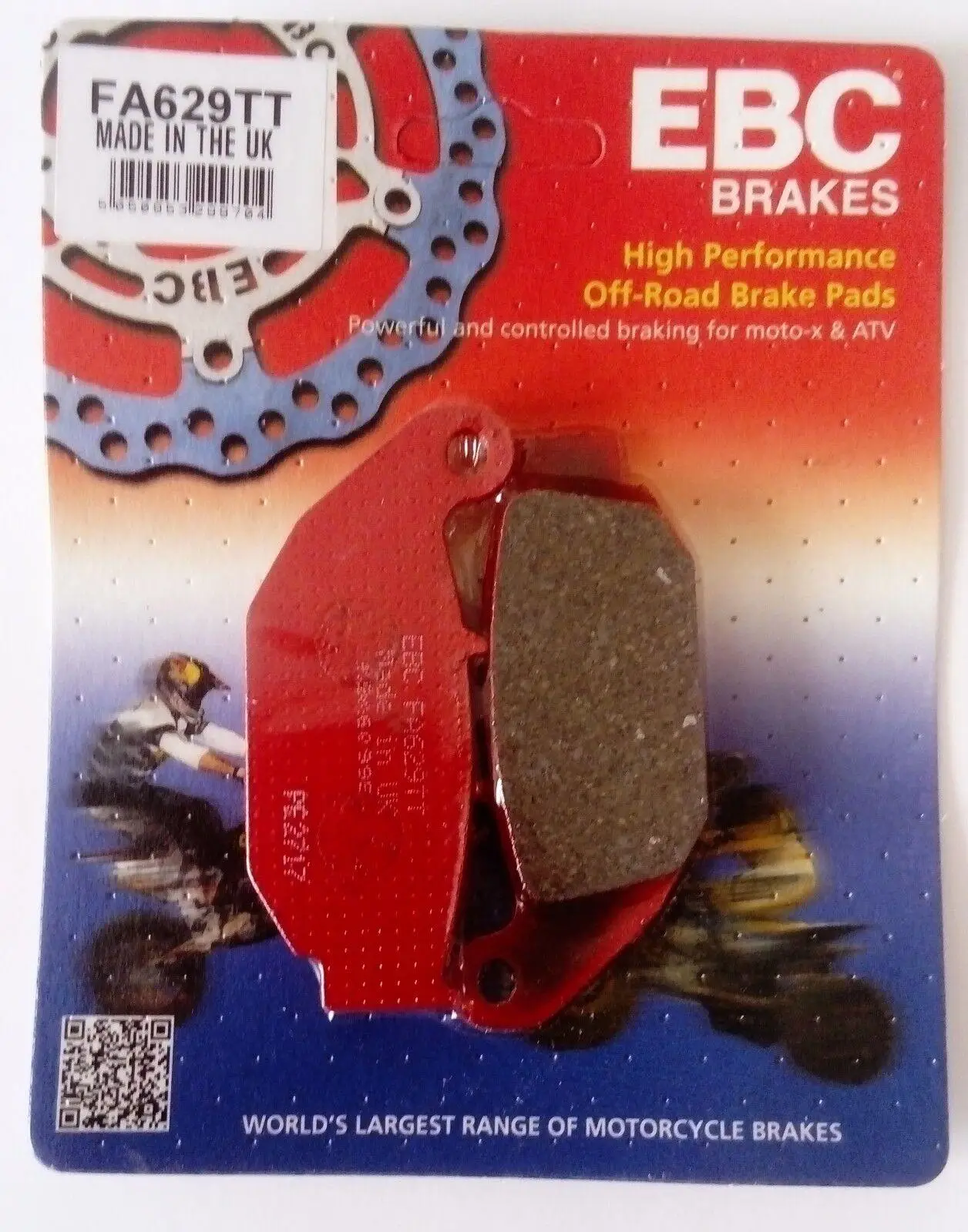Ebc Fa629Tt 2013-2021 Honda CRF 250 L Uyumlu Arka Fren Balatası Karbon Balata Ebc Fa629Tt 2013-2021 Honda CRF 250 L Uyumlu Arka Fren Balatası Karbon Balata