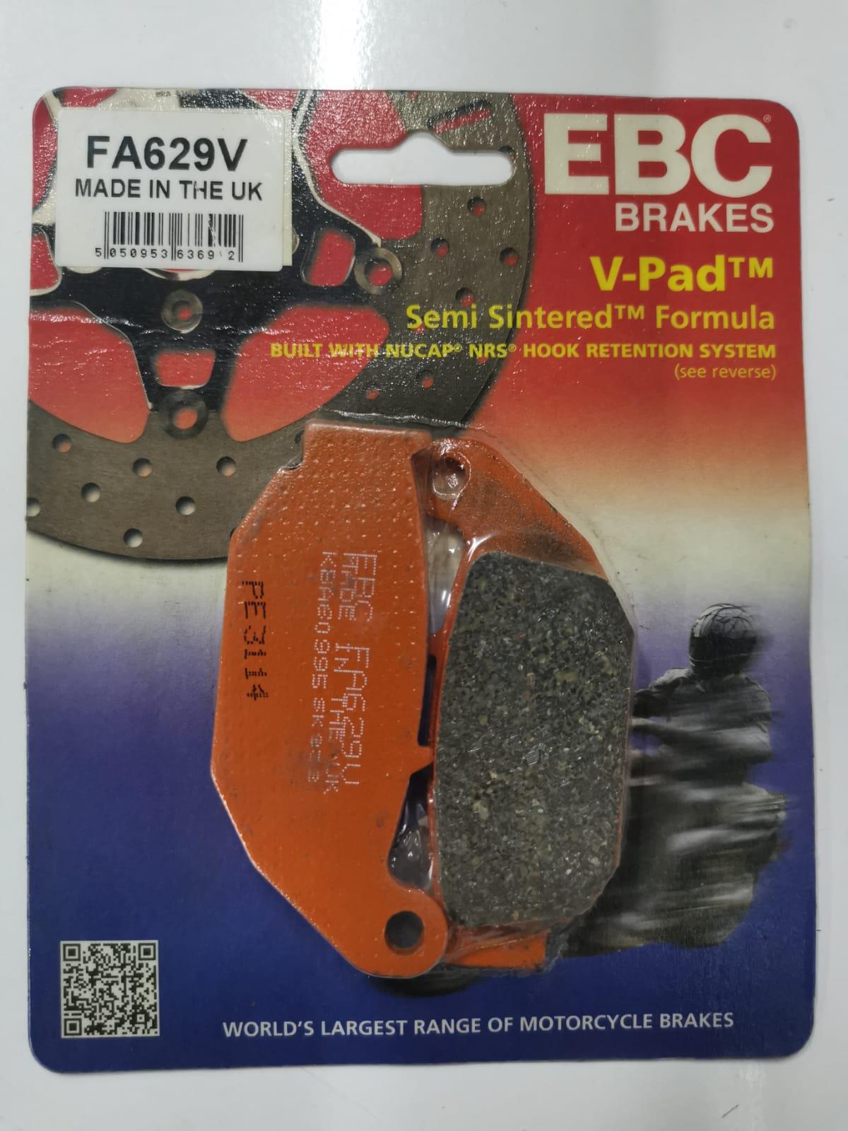 Ebc Fa629V 2010-2017 Honda CBR 125 R Uyumlu Arka Fren Balatası Yarı Sinterli Balata Ebc Fa629V 2010-2017 Honda CBR 125 R Uyumlu Arka Fren Balatası Yarı Sinterli Balata