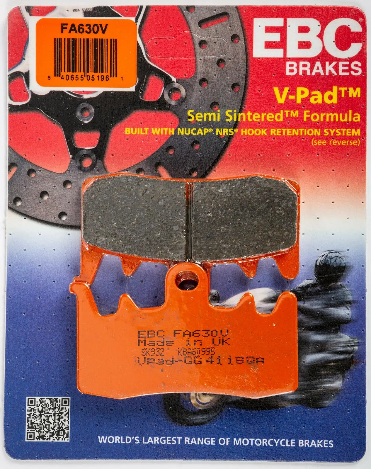 Ebc Fa630V 2021-2023 Moto Guzzi V100 Mandello Uyumlu Ön Fren Balatası Yarı Sinterli Balata Ebc Fa630V 2021-2023 Moto Guzzi V100 Mandello Uyumlu Ön Fren Balatası Yarı Sinterli Balata