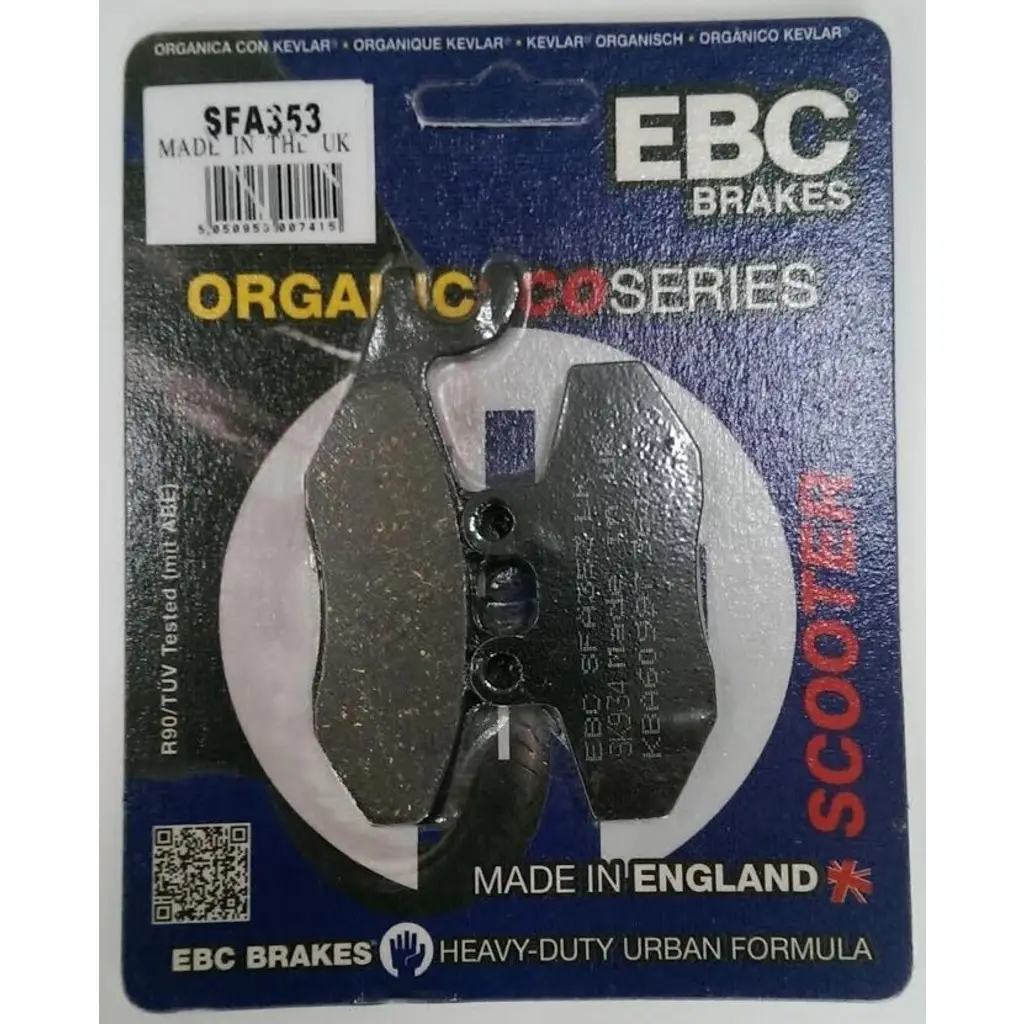 Ebc Gilera Runner VXR 200 Ön Fren Balatası SFA353 Organik Balata Ebc Gilera Runner VXR 200 Ön Fren Balatası SFA353 Organik Balata