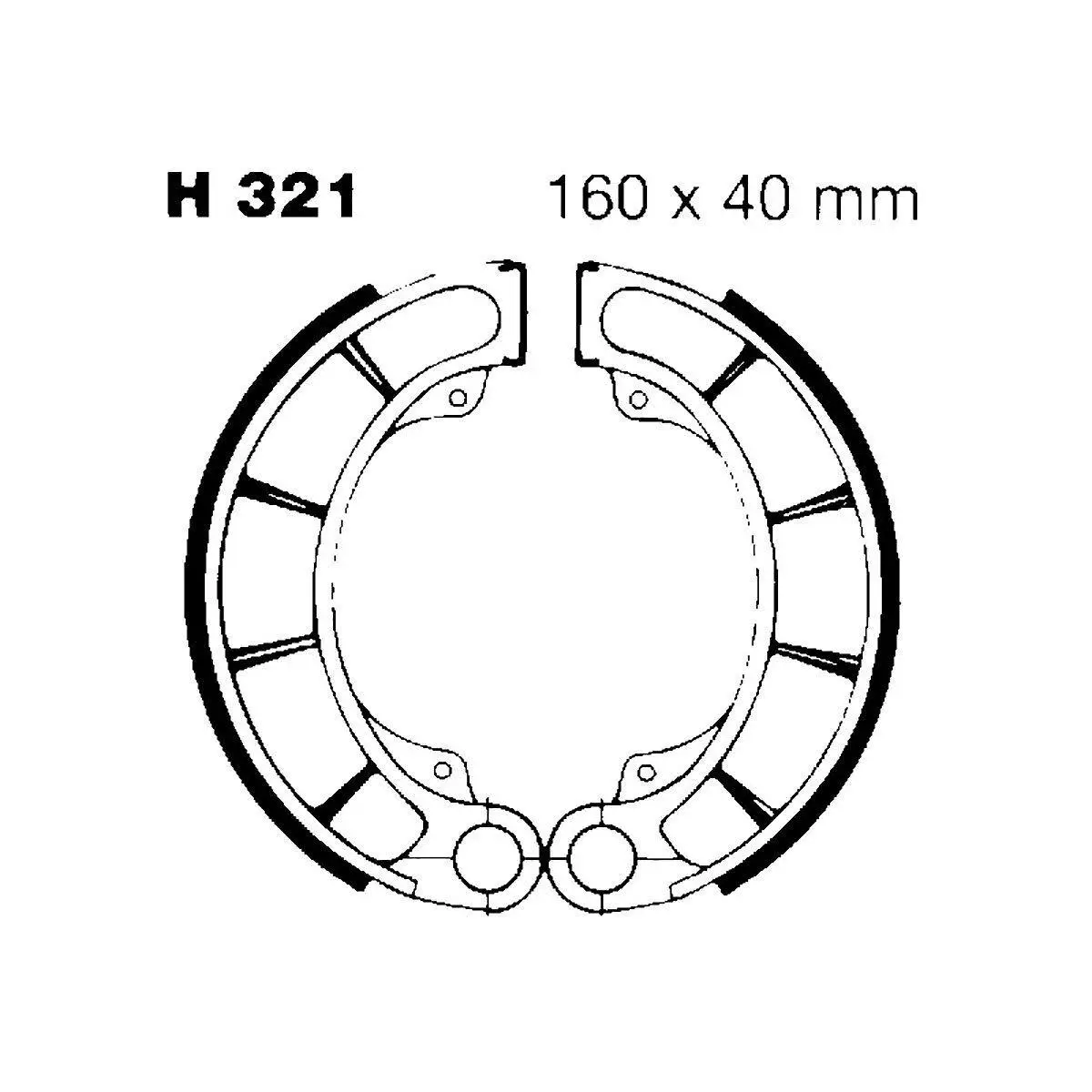 Ebc H321 1994-2007 Honda VT 600 Shadow Uyumlu Arka Fren Balatası Yaylı Kampana Set Ebc H321 1994-2007 Honda VT 600 Shadow Uyumlu Arka Fren Balatası Yaylı Kampana Set