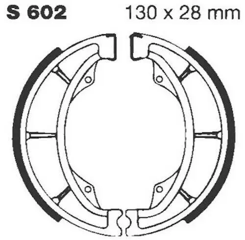Ebc S602 2002-2015 Hyosung RT 125 Uyumlu Arka Fren Balatası Yaylı Kampana Set Ebc S602 2002-2015 Hyosung RT 125 Uyumlu Arka Fren Balatası Yaylı Kampana Set