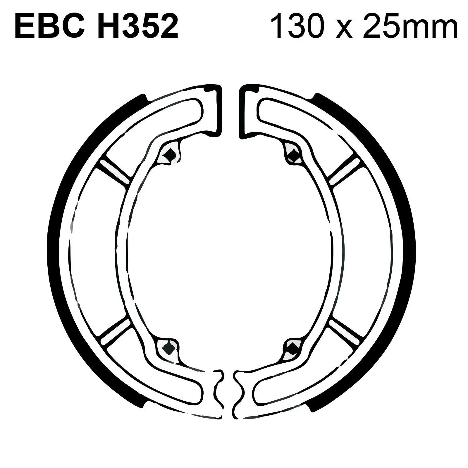 Ebc H352 2011-2023 Honda PCX150 Uyumlu Arka Fren Balatası Yaylı Kampana Set Ebc H352 2011-2023 Honda PCX150 Uyumlu Arka Fren Balatası Yaylı Kampana Set