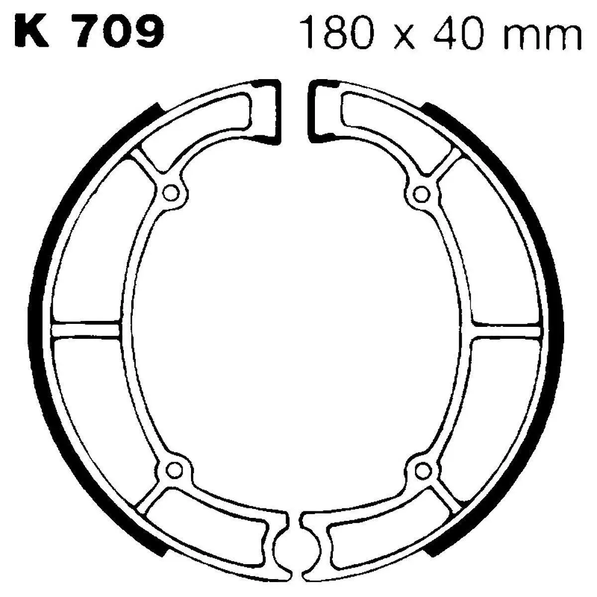 Ebc K709 1995-1997 Kawasaki ZL 600 Uyumlu Arka Fren Balatası Yaylı Kampana Set Ebc K709 1995-1997 Kawasaki ZL 600 Uyumlu Arka Fren Balatası Yaylı Kampana Set