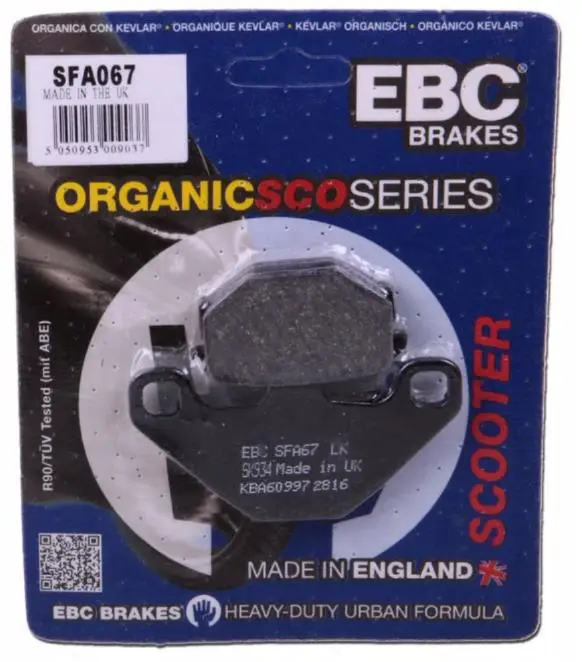 Ebc Sfa067 1991-2001 Kawasaki ZZR 250 Uyumlu Arka Fren Balatası Organik Balata Ebc Sfa067 1991-2001 Kawasaki ZZR 250 Uyumlu Arka Fren Balatası Organik Balata