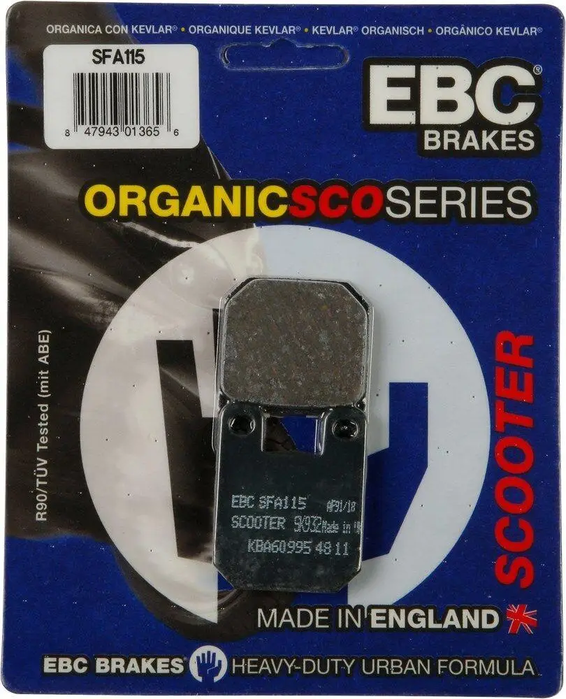 Ebc Sfa115 1997-2007 Peugeot Speedfight 2 (100cc) Uyumlu Ön Fren Balatası Organik Balata Ebc Sfa115 1997-2007 Peugeot Speedfight 2 (100cc) Uyumlu Ön Fren Balatası Organik Balata