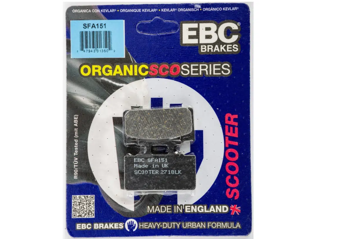 Ebc Sfa151 2005-2020 SYM Mio 50 Uyumlu Ön Fren Balatası Organik Balata