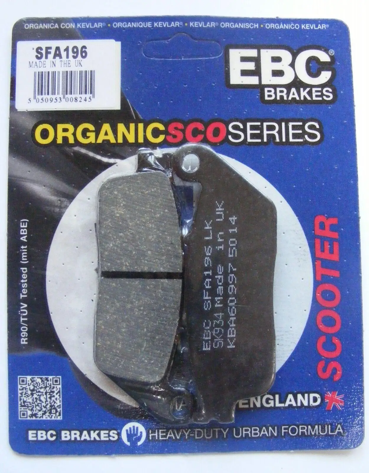 Ebc Sfa196 2001-2009 Honda FJS 600 Silverwing ABS Uyumlu Arka Fren Balatası Organik Balata Ebc Sfa196 2001-2009 Honda FJS 600 Silverwing ABS Uyumlu Arka Fren Balatası Organik Balata