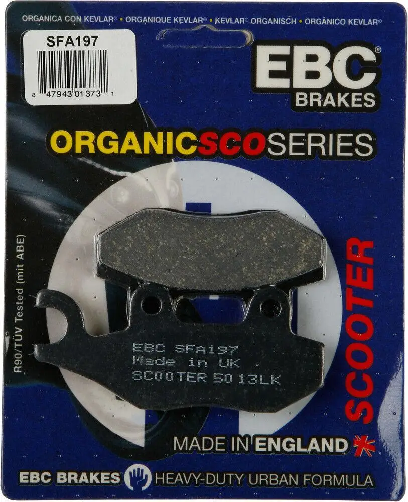 Ebc Sfa197 2004-2006 Kymco Aktiv 125 Uyumlu Ön Fren Balatası Organik Balata Ebc Sfa197 2004-2006 Kymco Aktiv 125 Uyumlu Ön Fren Balatası Organik Balata