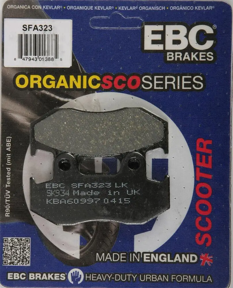 Ebc Sfa323 2008-2014 Honda PS 150i Uyumlu Ön Fren Balatası Organik Balata Ebc Sfa323 2008-2014 Honda PS 150i Uyumlu Ön Fren Balatası Organik Balata