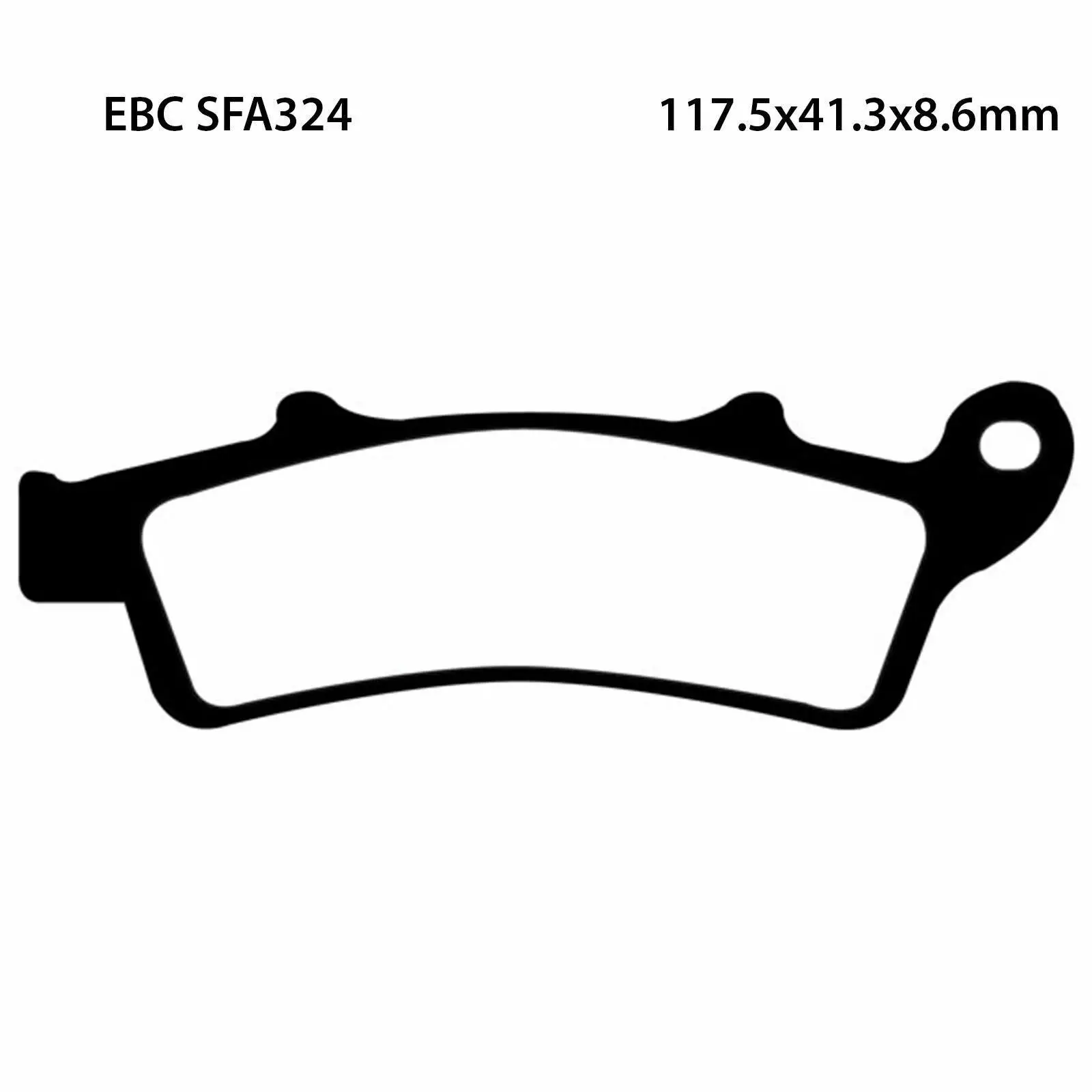 Ebc Sfa324 1999-2016 Aprilia Scarabeo 200 Ön Fren Balatası Organik Balata Ebc Sfa324 1999-2016 Aprilia Scarabeo 200 Ön Fren Balatası Organik Balata