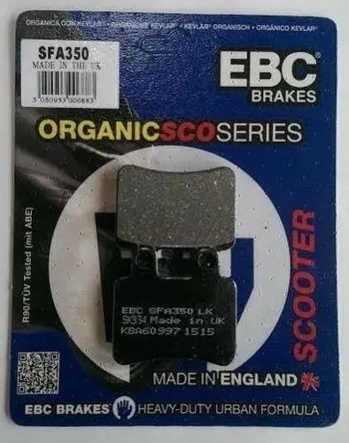 Ebc Sfa350 2007-2012 Peugeot Geopolis 250 Uyumlu Arka Fren Balatası (AJT Kaliper) Organik Balata Ebc Sfa350 2007-2012 Peugeot Geopolis 250 Uyumlu Arka Fren Balatası (AJT Kaliper) Organik Balata