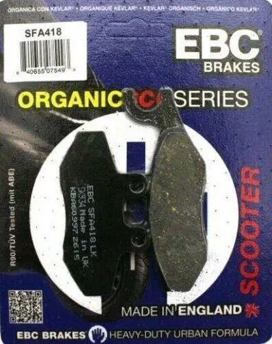 Ebc Sfa418 2005-2006 Piaggio X9 250 Uyumlu Ön Sağ Fren Balatası Organik Balata Ebc Sfa418 2005-2006 Piaggio X9 250 Uyumlu Ön Sağ Fren Balatası Organik Balata