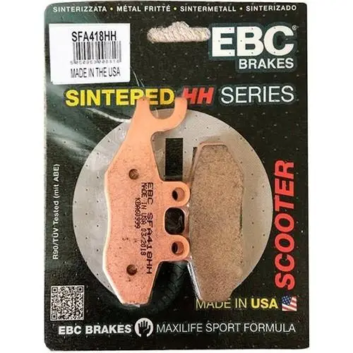 Ebc Sfa418hh 2005-2006 Piaggio X9 250 Uyumlu Ön Sağ Fren Balatası Sinterli Balata Ebc Sfa418hh 2005-2006 Piaggio X9 250 Uyumlu Ön Sağ Fren Balatası Sinterli Balata