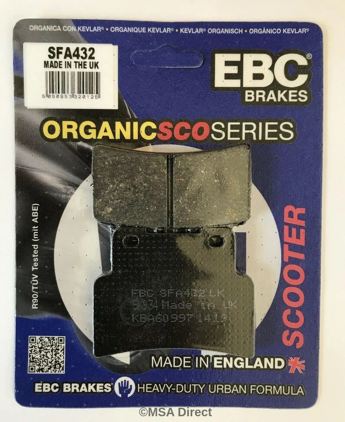 Ebc Sfa432 2017-2021 Kymco Xciting S 400 Uyumlu Ön Fren Balatası Organik Balata Ebc Sfa432 2017-2021 Kymco Xciting S 400 Uyumlu Ön Fren Balatası Organik Balata