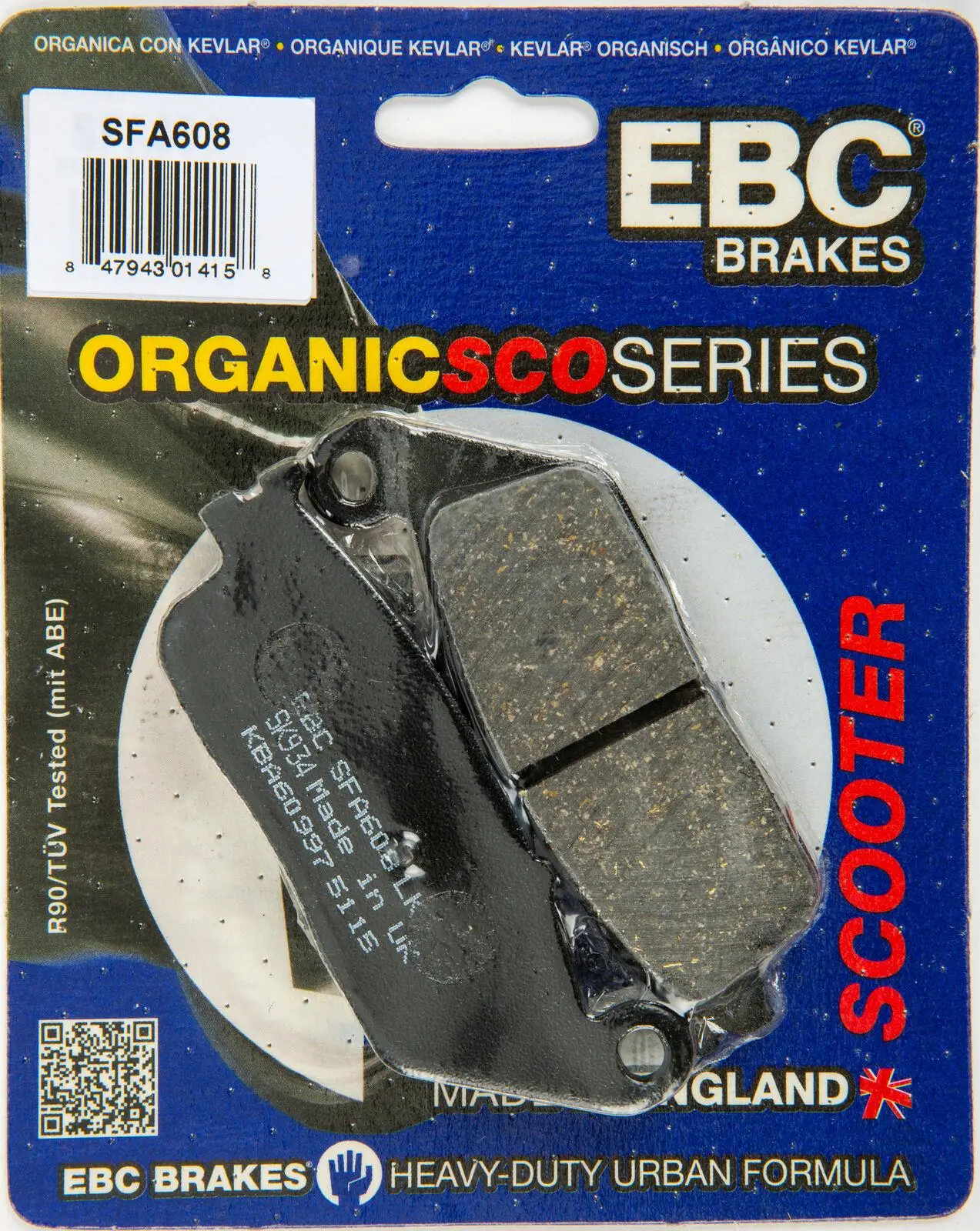 Ebc Sfa608 2007-2016 Kymco Xciting 500i R Uyumlu Arka Fren Balatası Organik Balata Ebc Sfa608 2007-2016 Kymco Xciting 500i R Uyumlu Arka Fren Balatası Organik Balata