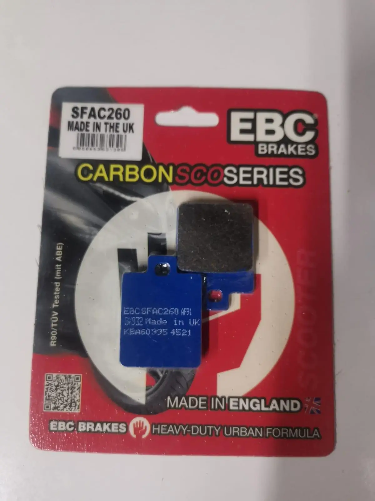 Ebc Sfac260 2006-2010 Piaggio MP3 250 Uyumlu Ön Fren Balatası Karbon Balata Ebc Sfac260 2006-2010 Piaggio MP3 250 Uyumlu Ön Fren Balatası Karbon Balata