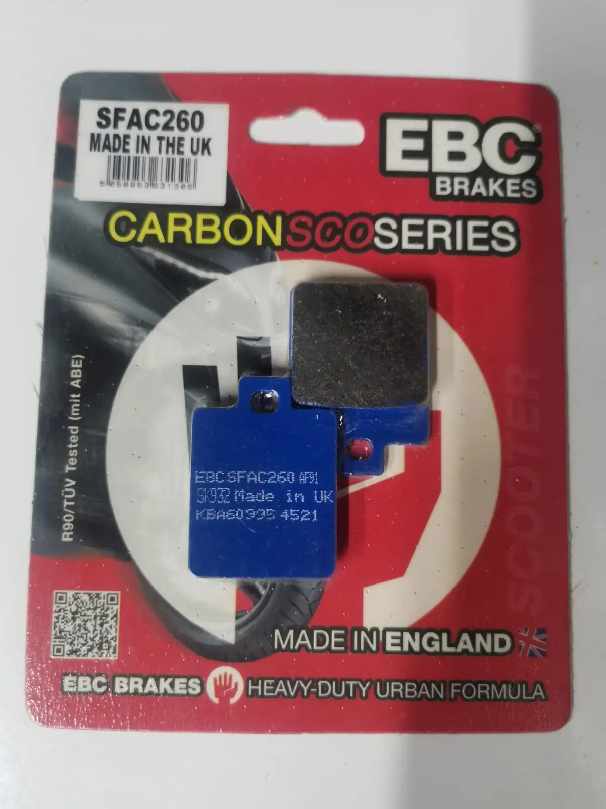 Ebc Sfac260 2006-2010 Piaggio MP3 250 Uyumlu Ön Fren Balatası Karbon Balata Ebc Sfac260 2006-2010 Piaggio MP3 250 Uyumlu Ön Fren Balatası Karbon Balata