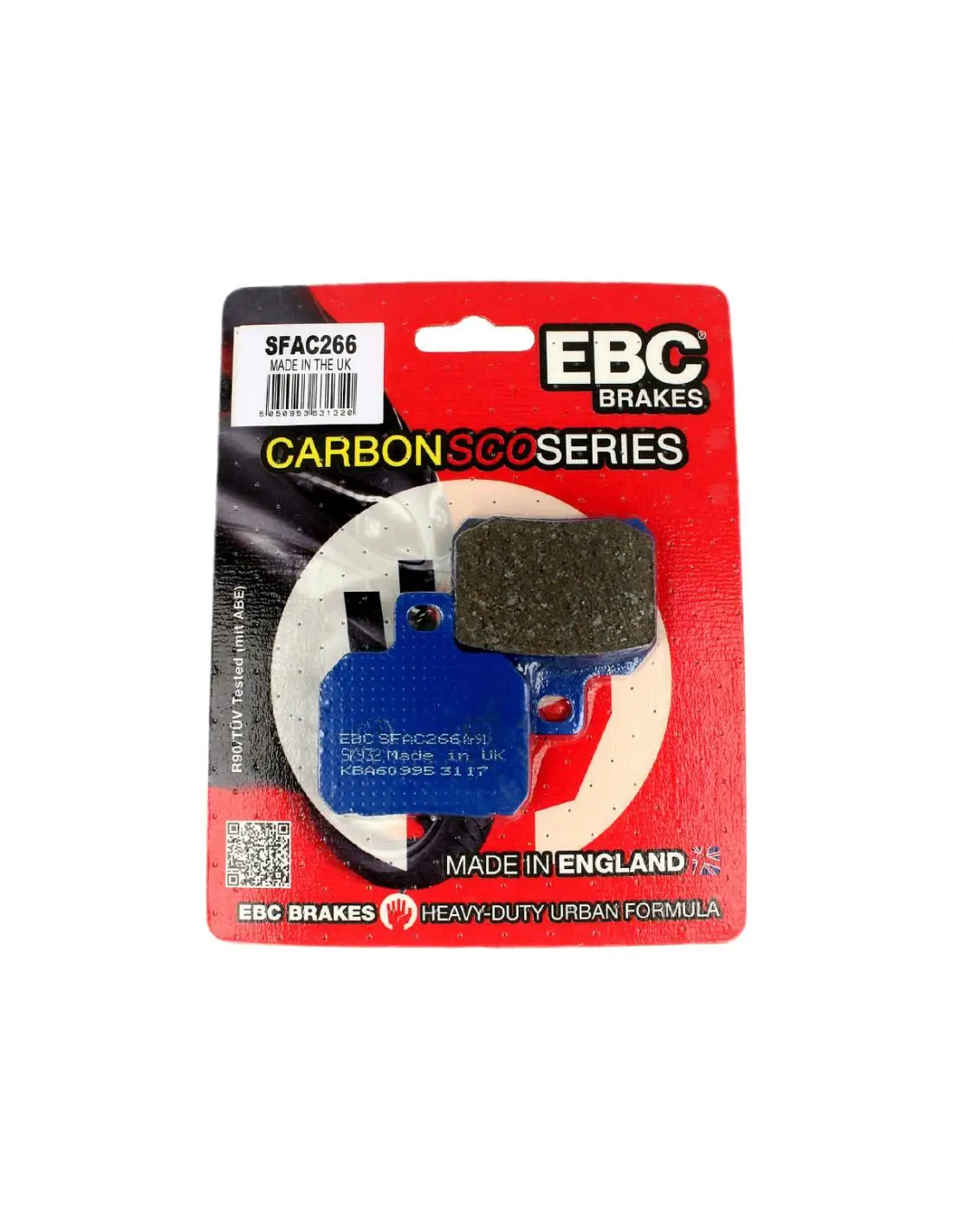 Ebc Sfac266 2000-2007 Piaggio X9 500 Uyumlu Arka Fren Balatası Karbon Balata Ebc Sfac266 2000-2007 Piaggio X9 500 Uyumlu Arka Fren Balatası Karbon Balata