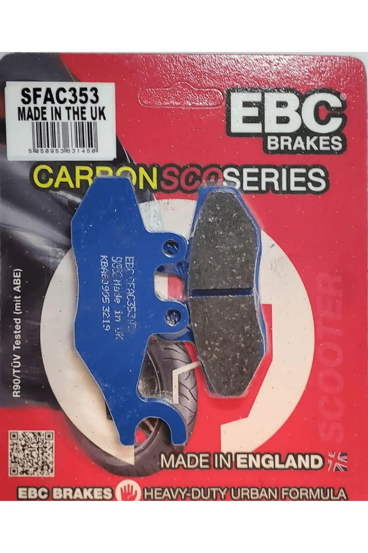 Ebc Sfac353 2007-2010 Piaggio X Evo 250 Uyumlu Ön Fren Balatası Karbon Balata Ebc Sfac353 2007-2010 Piaggio X Evo 250 Uyumlu Ön Fren Balatası Karbon Balata
