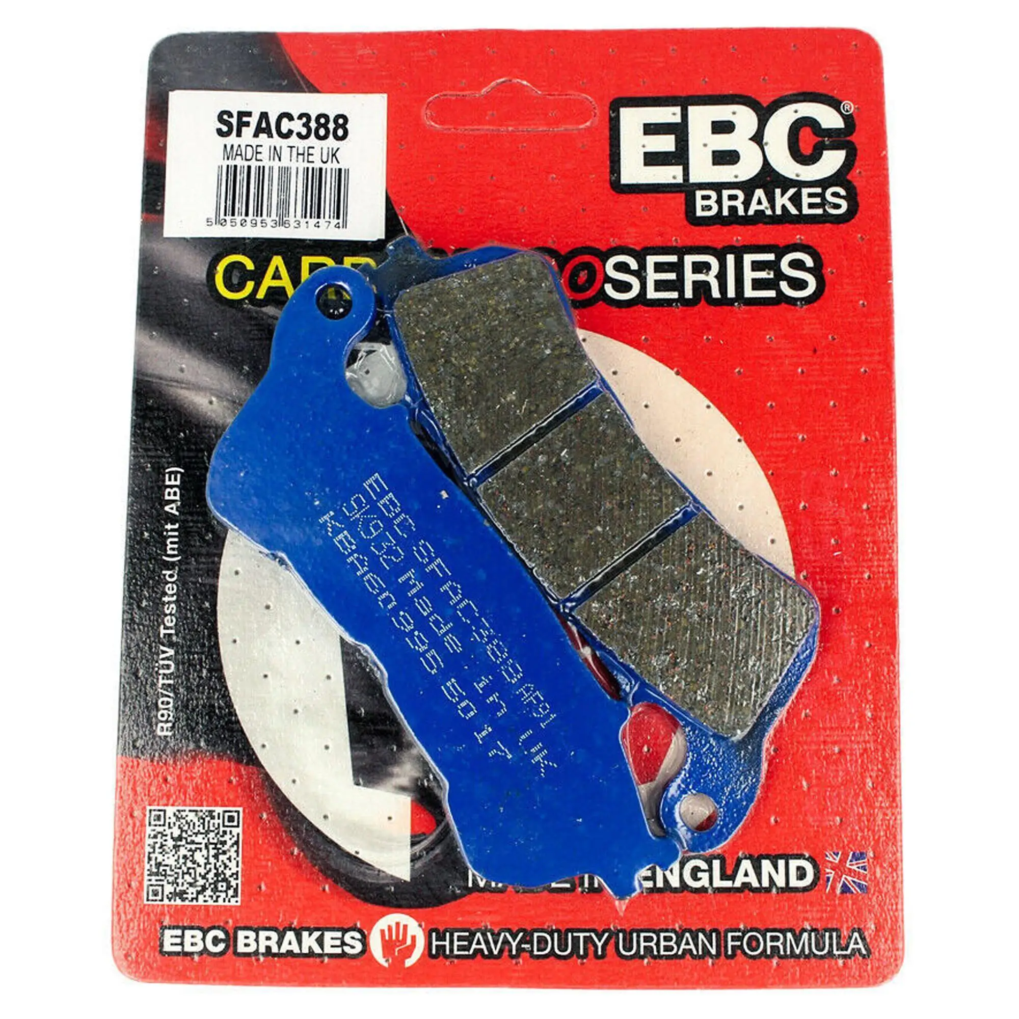 Ebc Sfac388 Suzuki Burgman UH 200 Karbon Ön Fren Balatası Ebc Sfac388 Suzuki Burgman UH 200 Karbon Ön Fren Balatası