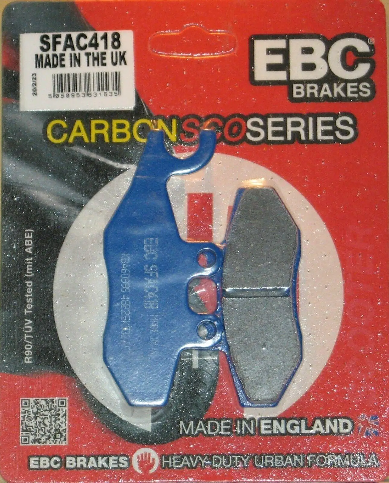Ebc Sfac418 2005-2006 Piaggio X9 250 Uyumlu Ön Sağ Fren Balatası Karbon Balata Ebc Sfac418 2005-2006 Piaggio X9 250 Uyumlu Ön Sağ Fren Balatası Karbon Balata