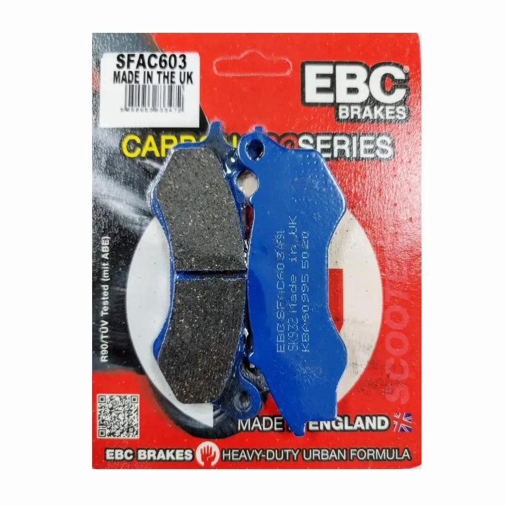 Ebc Sfac603 2014-2018 Peugeot Django 150 Uyumlu Ön Fren Balatası Karbon Balata Ebc Sfac603 2014-2018 Peugeot Django 150 Uyumlu Ön Fren Balatası Karbon Balata