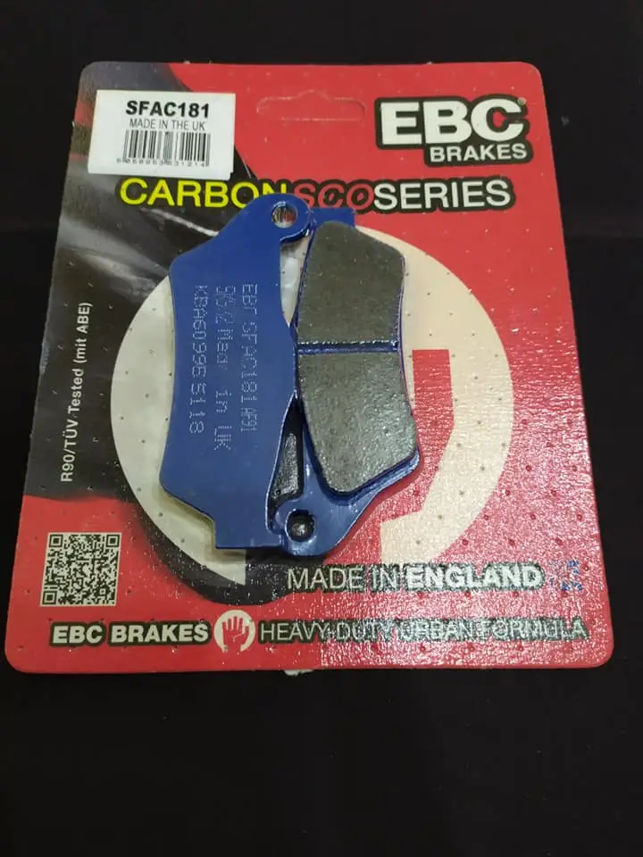 Gilera Nexus 500 Ön Fren Balatası Ebc Sfac181 Karbon Balata Gilera Nexus 500 Ön Fren Balatası Ebc Sfac181 Karbon Balata