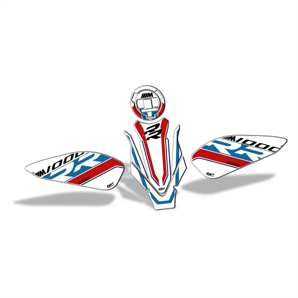 GP Kompozit BMW M 1000 RR 2021-2024 Uyumlu Tank Pad Seti Beyaz GP Kompozit BMW M 1000 RR 2021-2024 Uyumlu Tank Pad Seti Beyaz