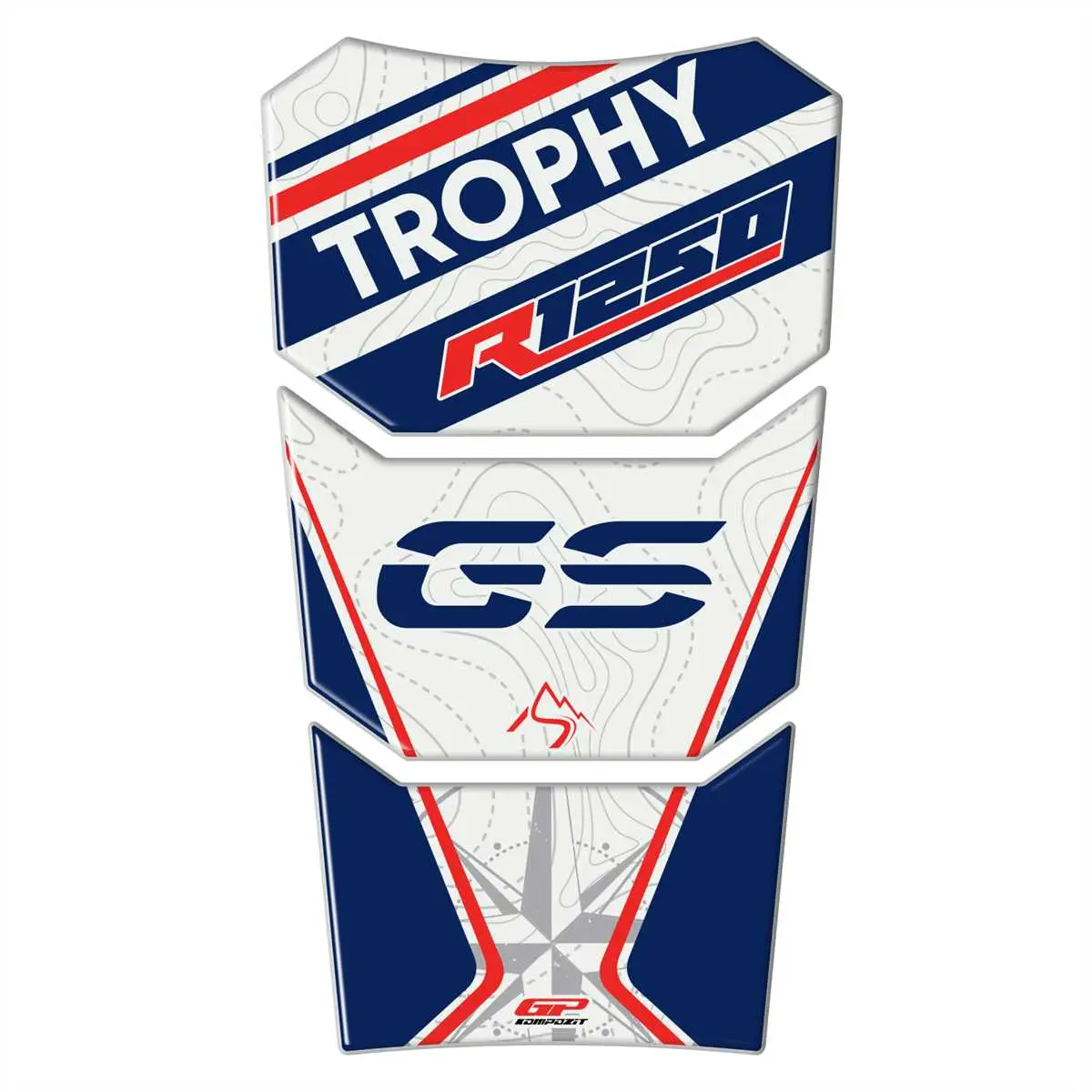 GP Kompozit BMW R 1250 GS / ADV 2018-2024 Uyumlu Tank Pad Trophy GP Kompozit BMW R 1250 GS / ADV 2018-2024 Uyumlu Tank Pad Trophy