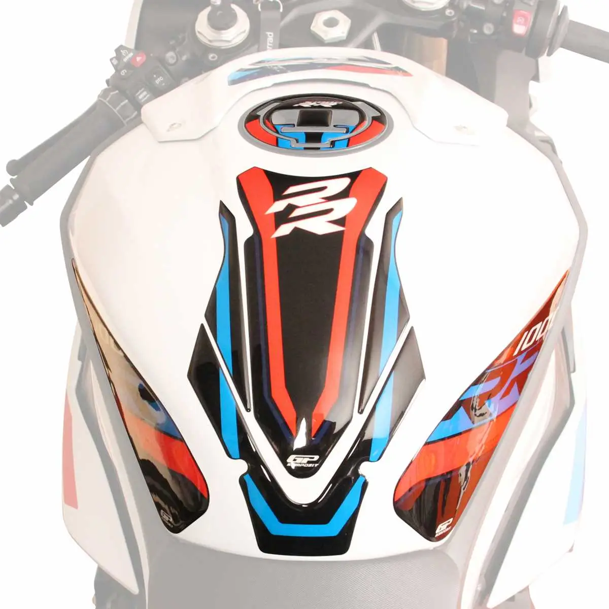 GP Kompozit BMW S 1000 RR 2019-2024 Uyumlu Tank Pad Seti Beyaz GP Kompozit BMW S 1000 RR 2019-2024 Uyumlu Tank Pad Seti Beyaz
