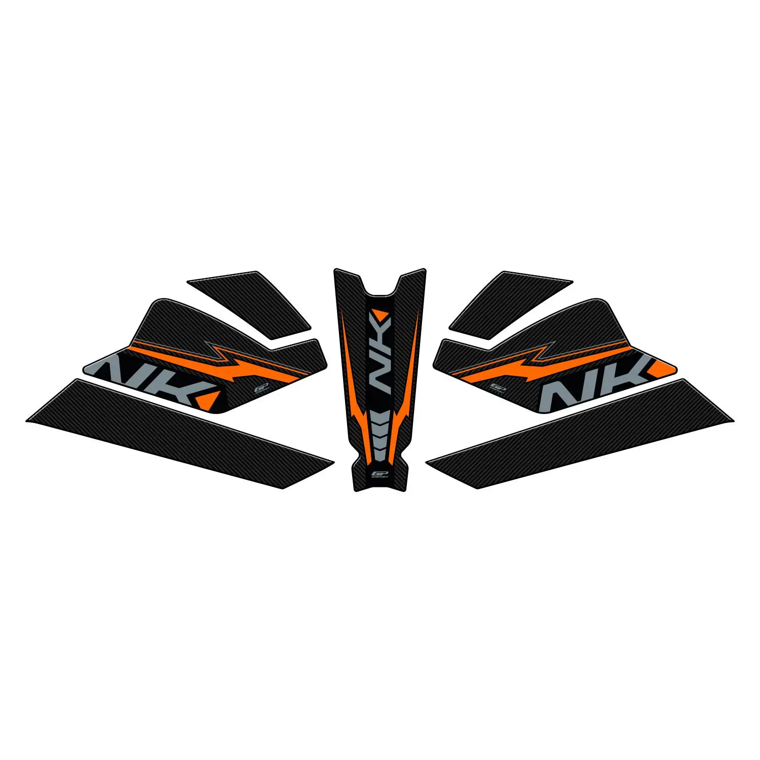 GP Kompozit CF Moto 250 NK 2023-2024 Uyumlu Tank Pad Seti Turuncu GP Kompozit CF Moto 250 NK 2023-2024 Uyumlu Tank Pad Seti Turuncu