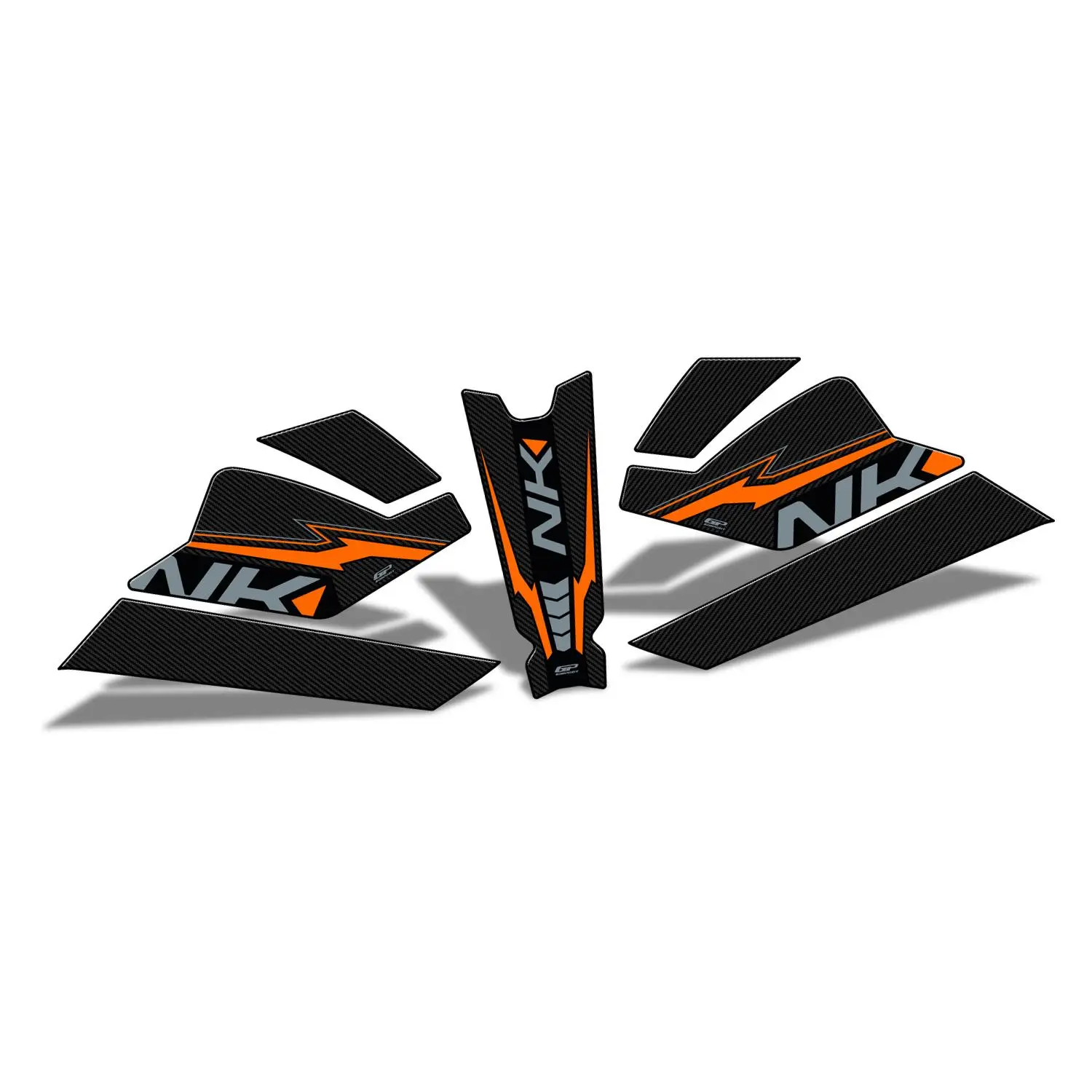 GP Kompozit CF Moto 250 NK 2023-2024 Uyumlu Tank Pad Seti Turuncu GP Kompozit CF Moto 250 NK 2023-2024 Uyumlu Tank Pad Seti Turuncu